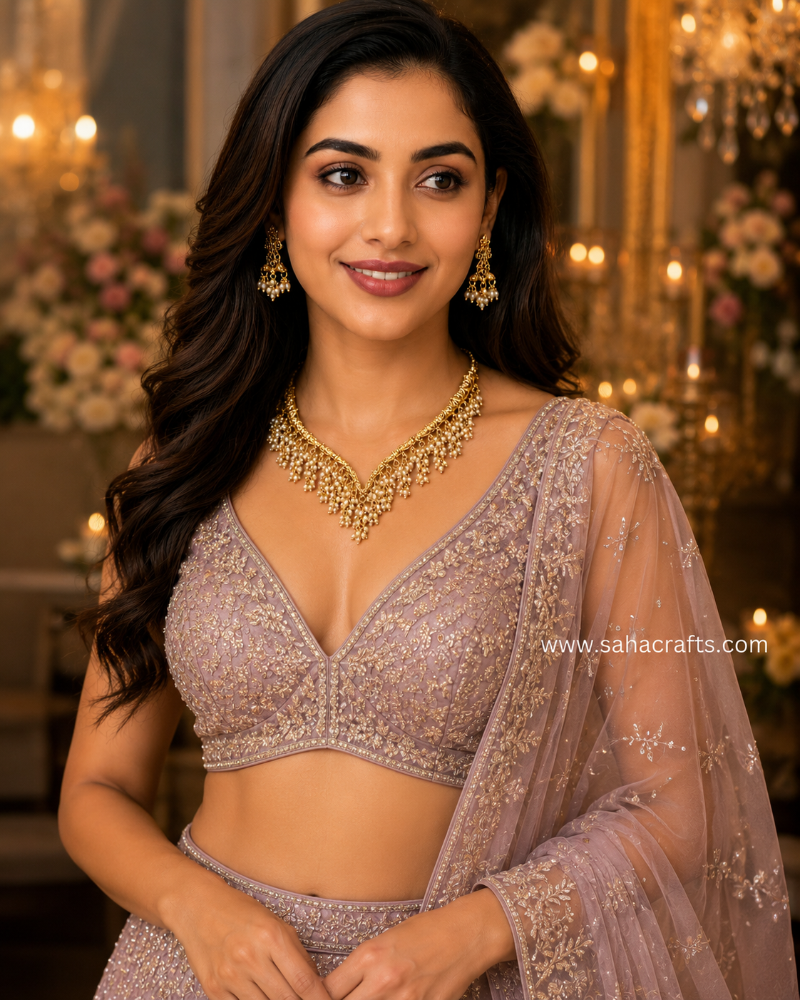 Elsa Gold Neckless Set