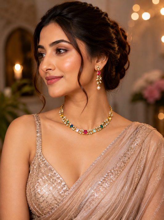 Ratna Multicolor Neckless Set
