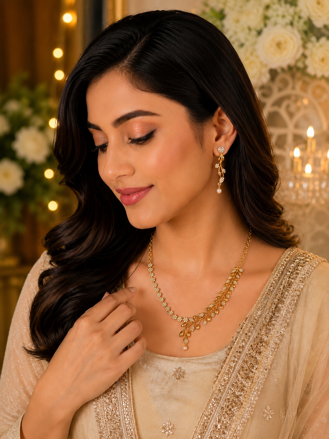 Siya Diamond Necklace Set