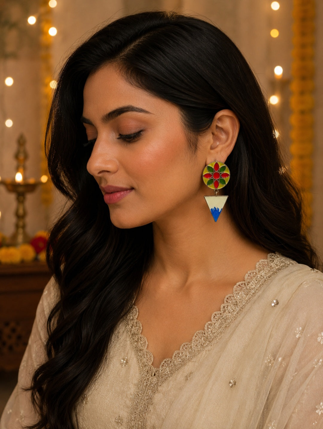 Kirti Silver Earrings
