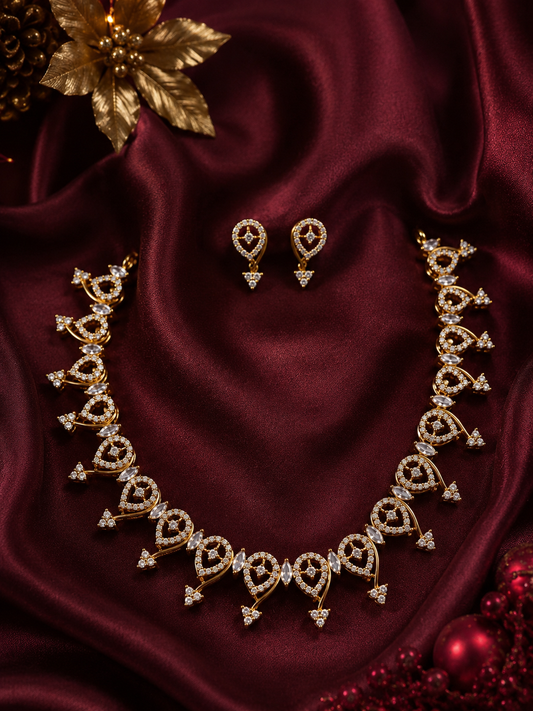 Morni Diamond Neckless Set