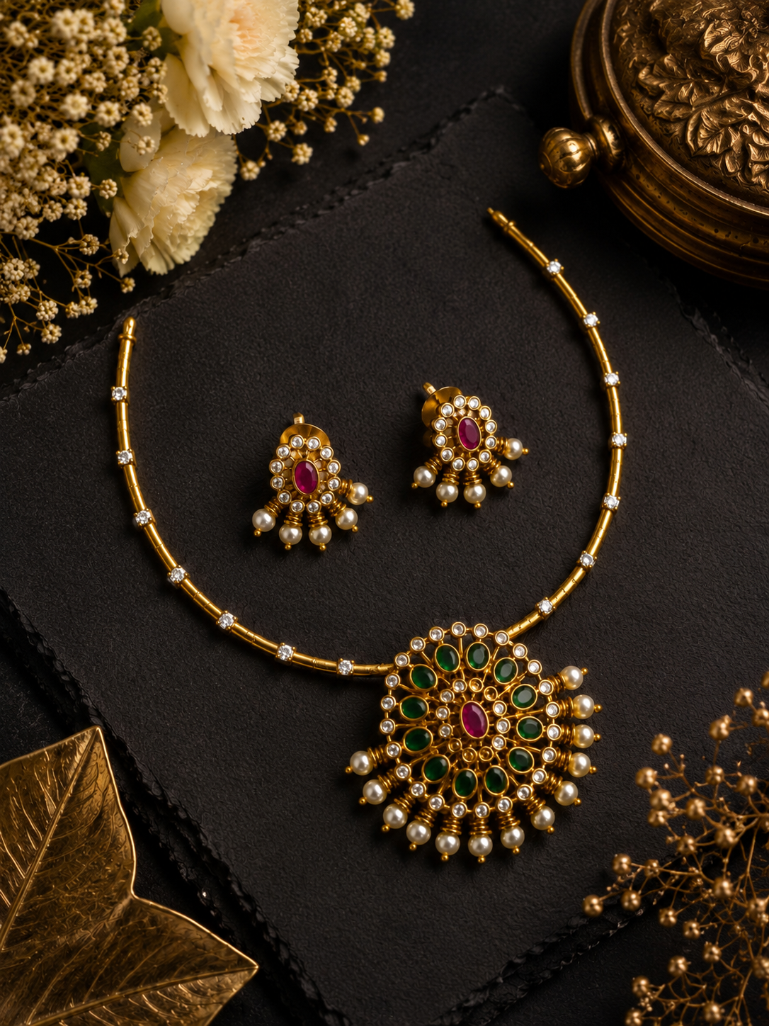Maya Gold Hasli Set
