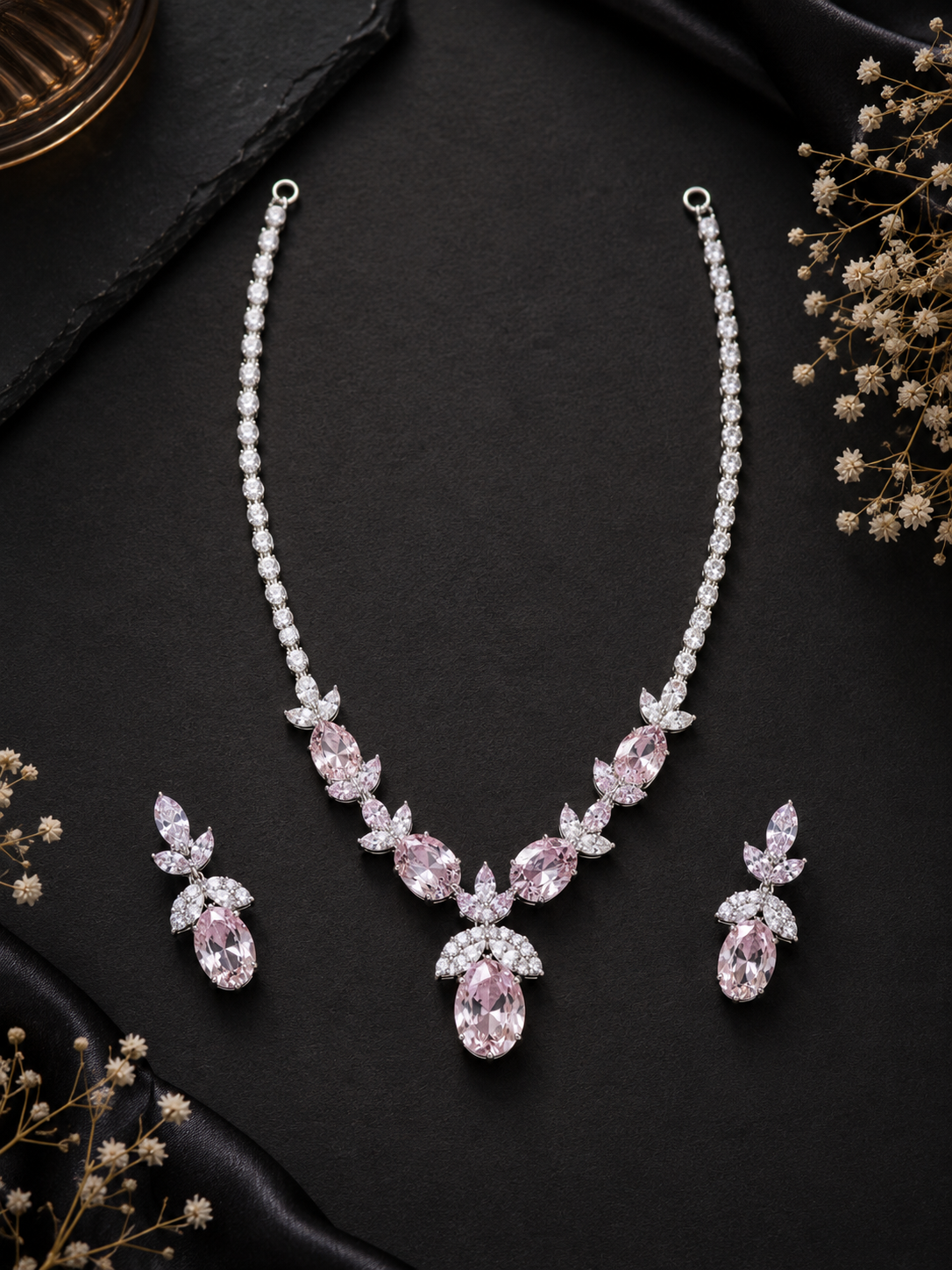 Emily Diamond Necklace Set