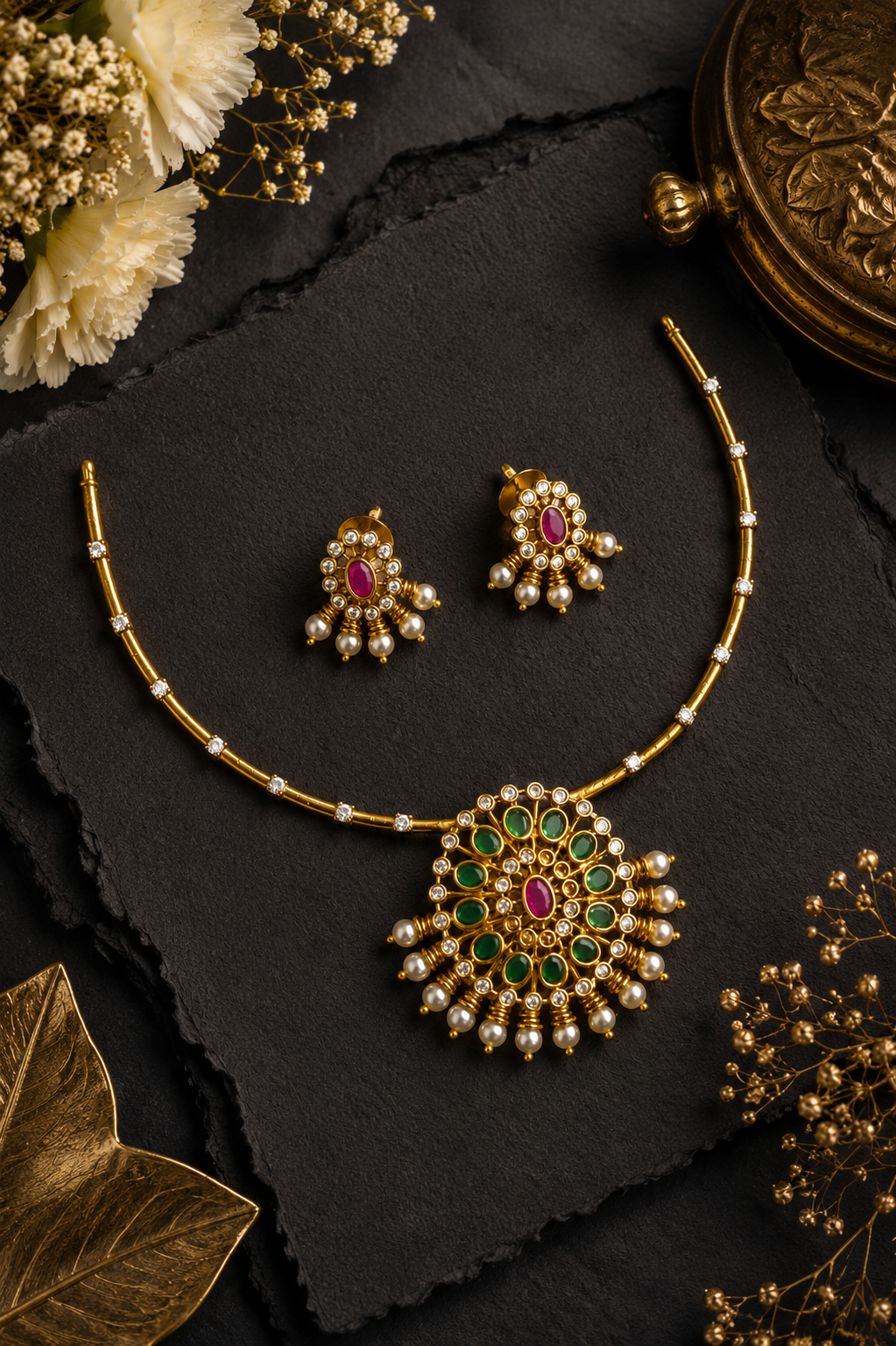 Maya Gold Hasli Set