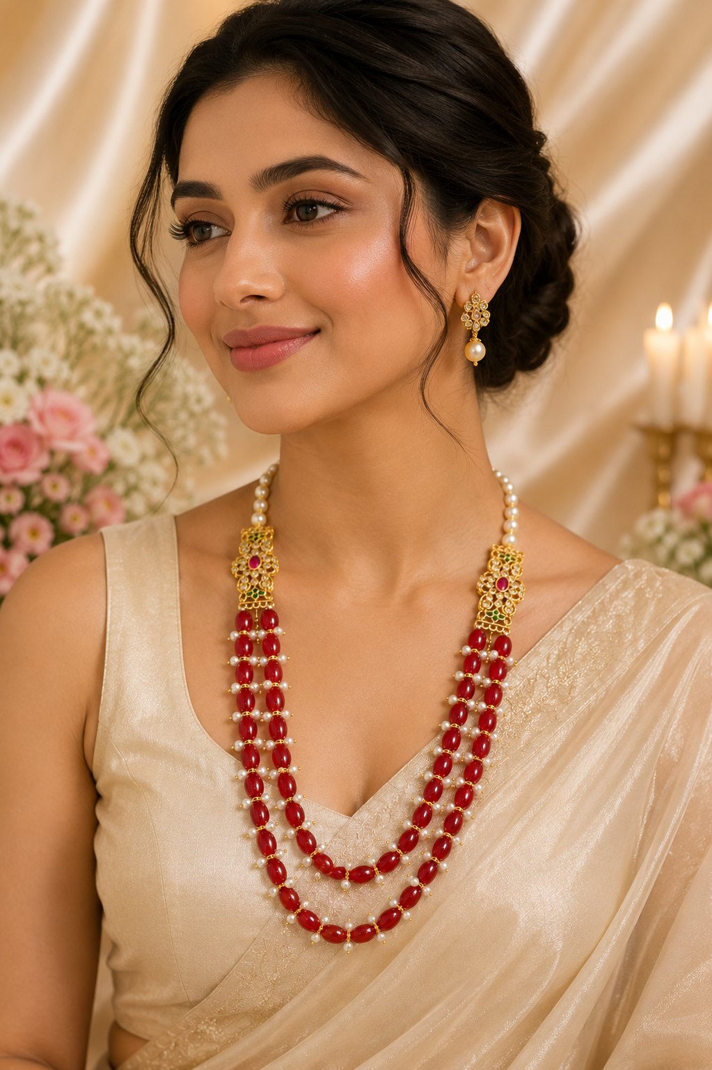 Purva Ruby Long Mala