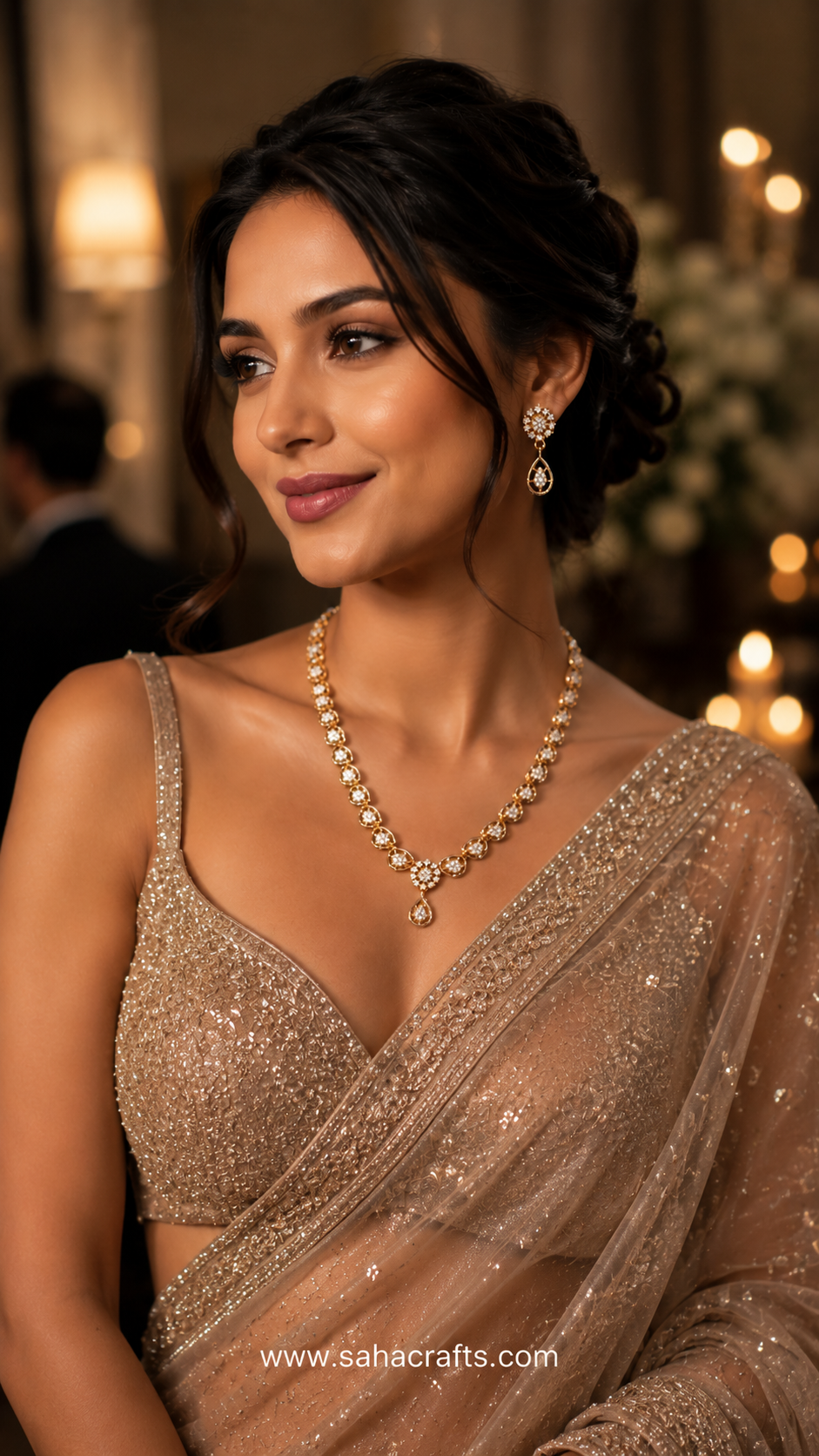 Daizy Diamond Neckless Set