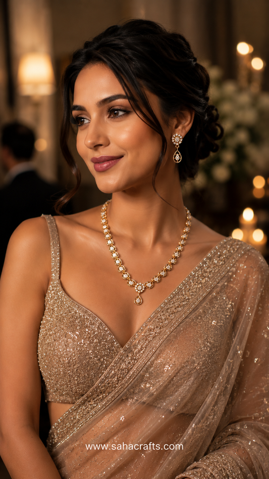 Daizy Diamond Neckless Set