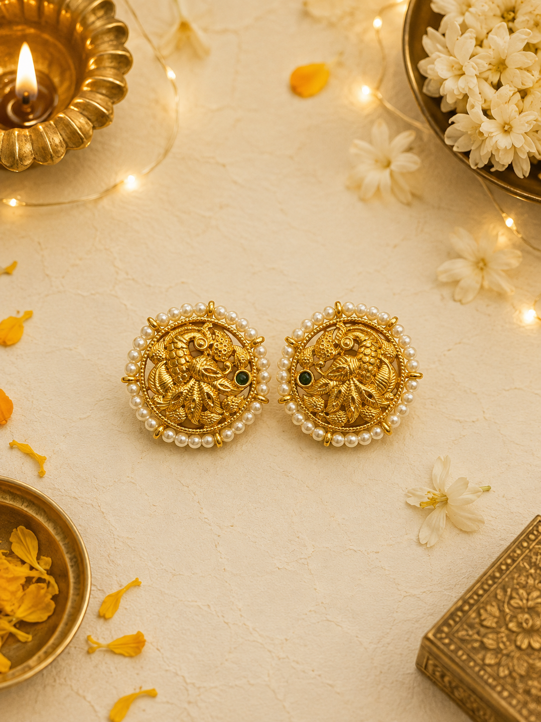 Meenakshi Moti Choker Set