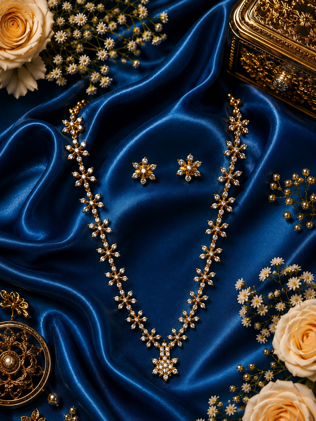 Nakshatra Diamond Neckless Set