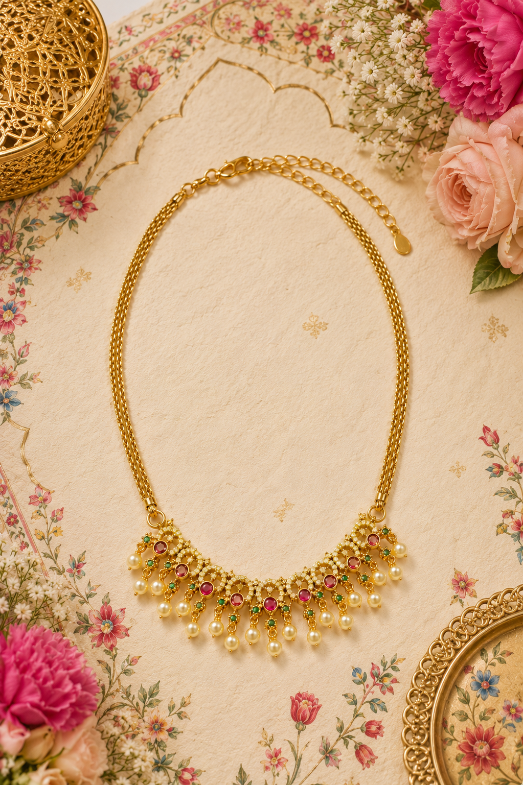 Nitya Choker (Earrings are not included)