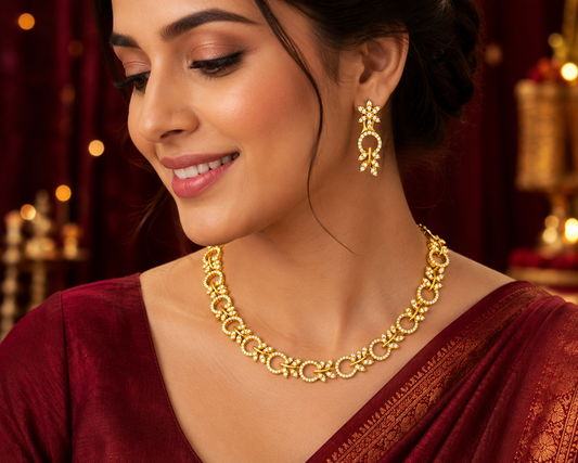 Ava Diamond Neckless Set