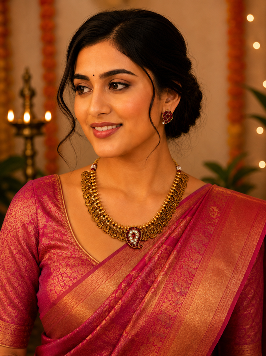 Rasili Ginni Gold Neckless Set