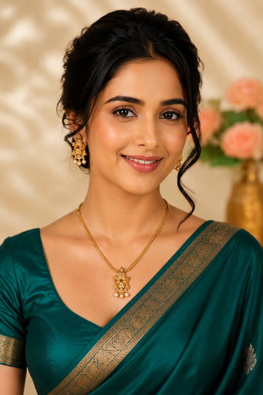 Venkateshwar pendant Set