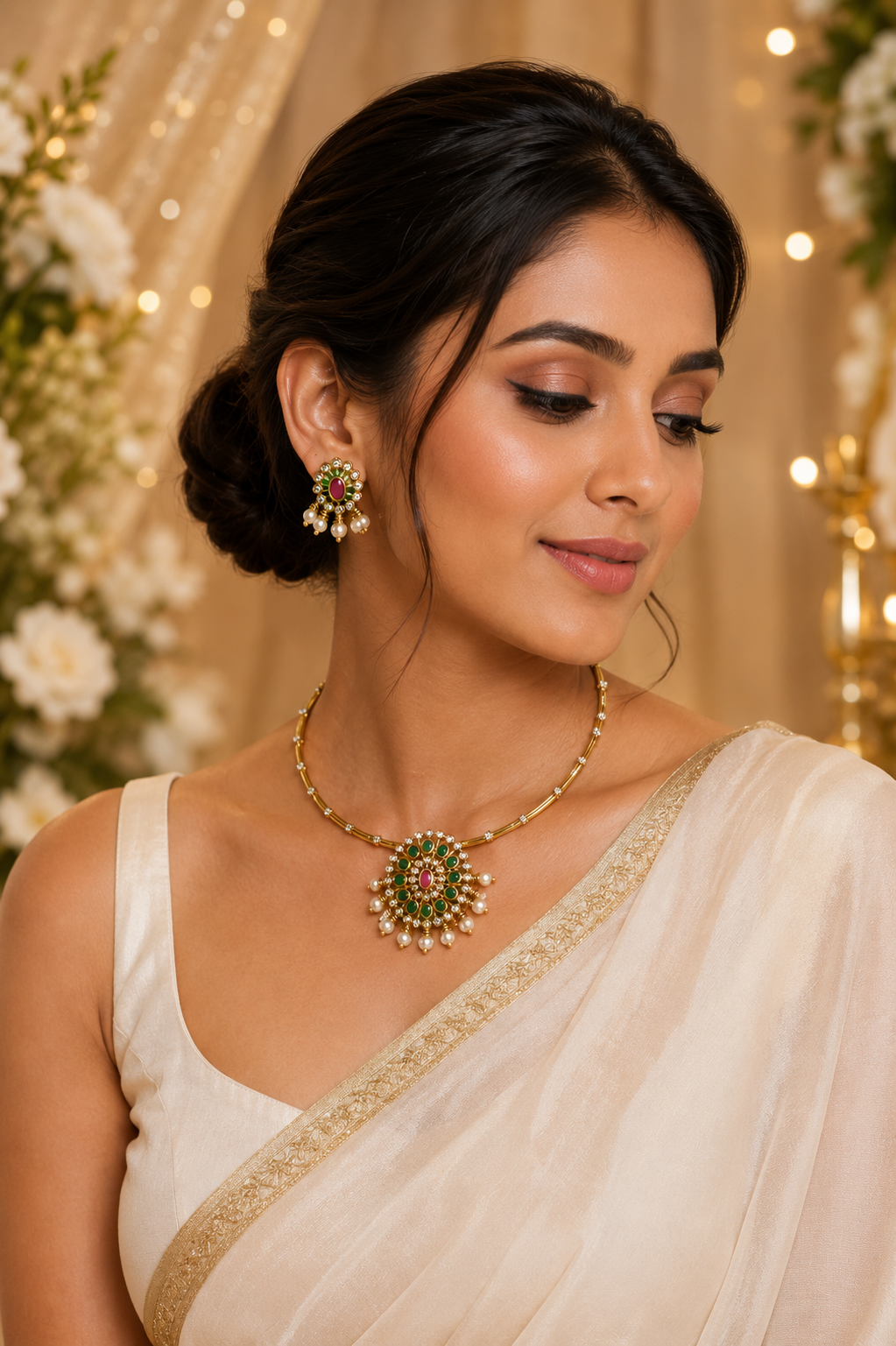 Maya Gold Hasli Set