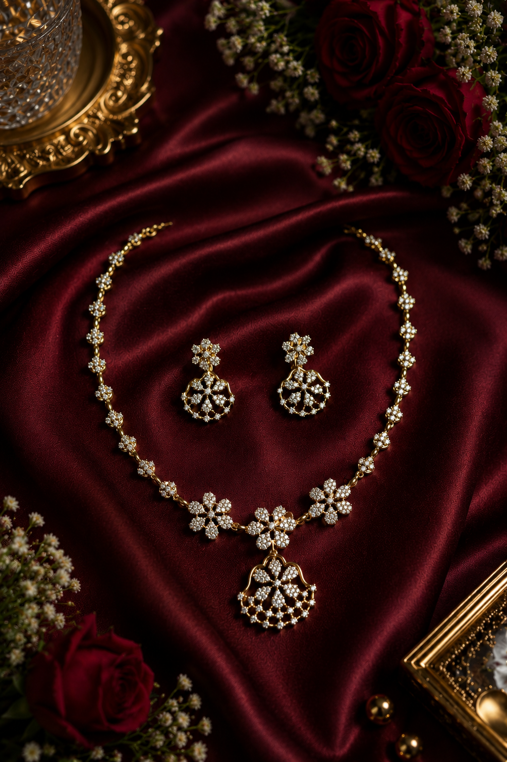 Azra Diamond Necklace Set