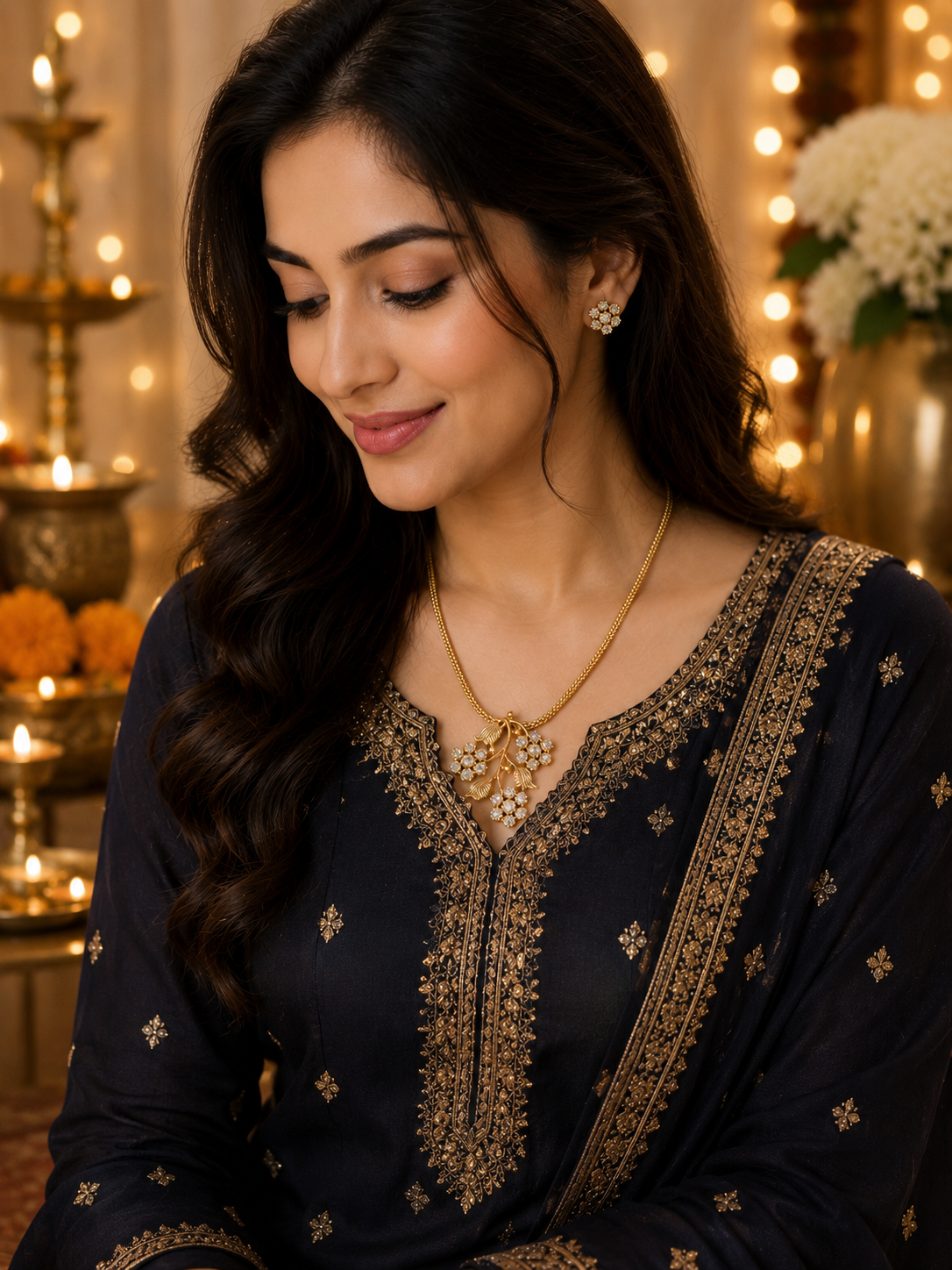 Suhani Pendant Set