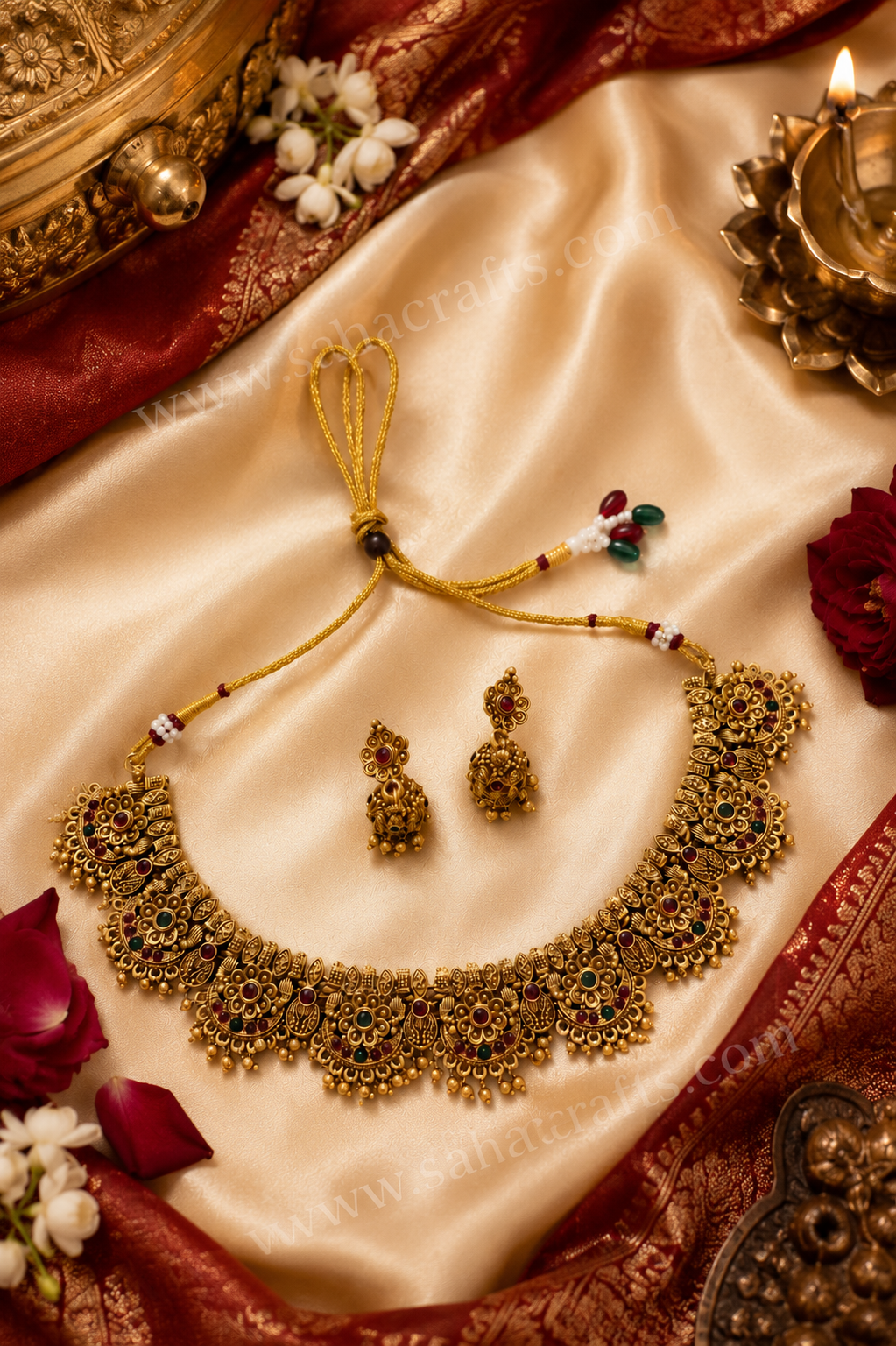 Raani Gold Neckless Set