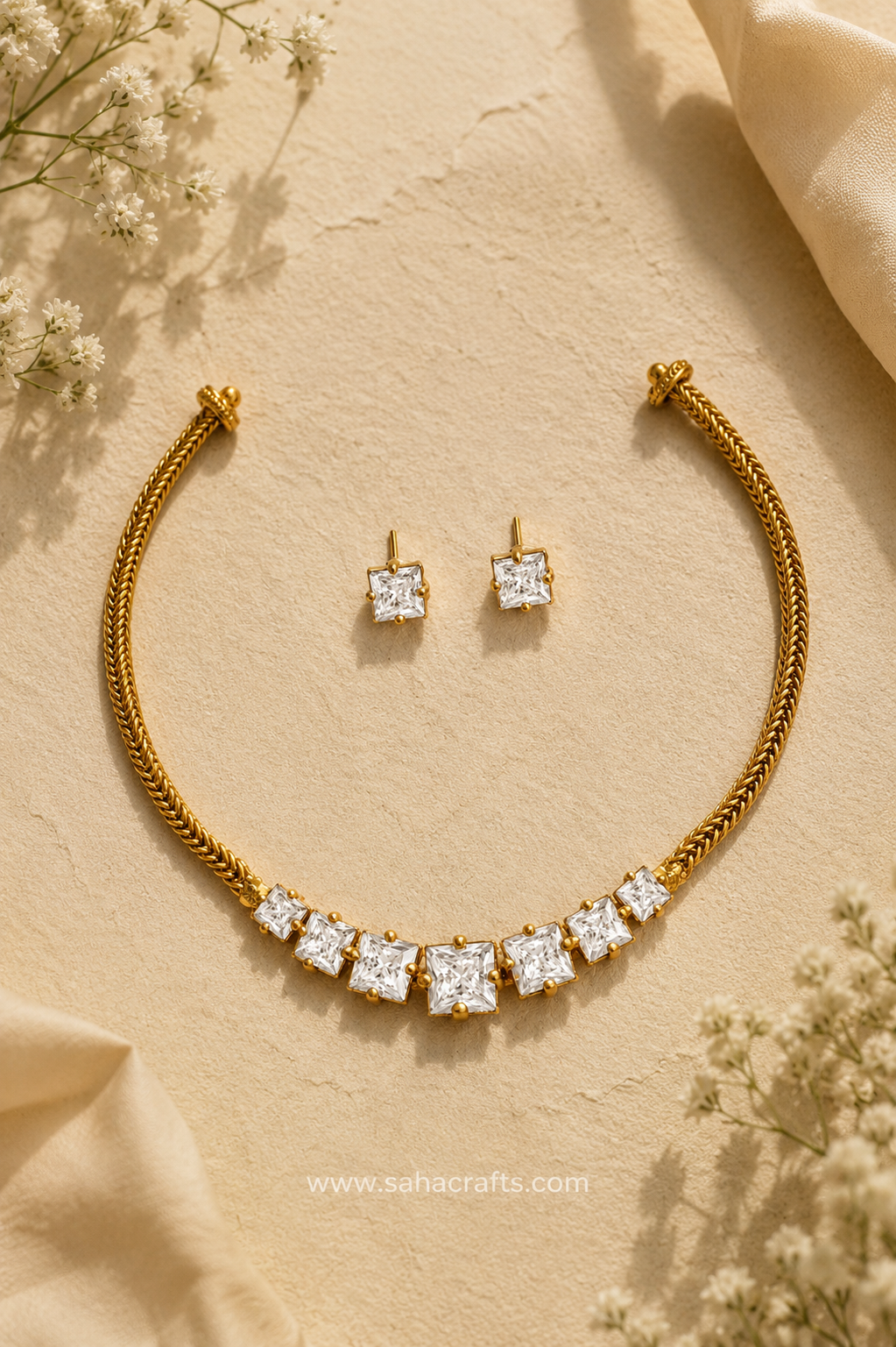Dua Diamond Neckless Set