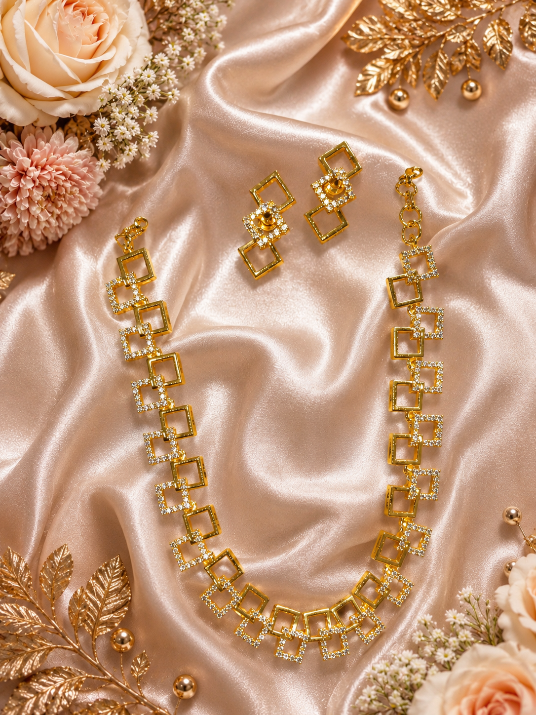 Zoya Diamond Neckless Set