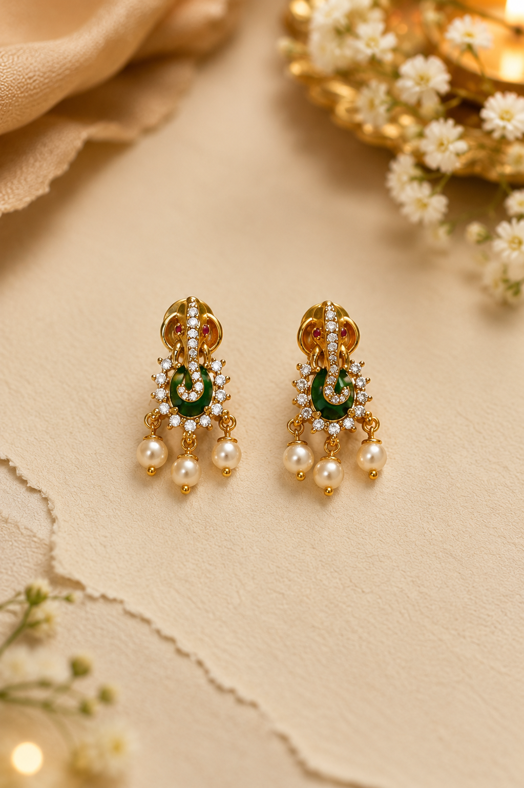 Gajanan Pendant Set