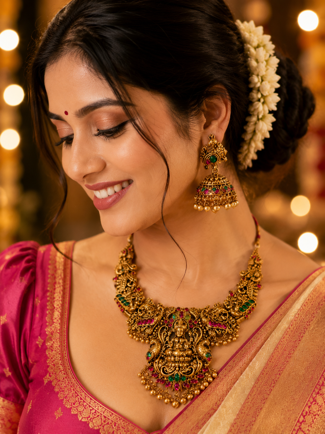 Mahalakshmi Hasli Set
