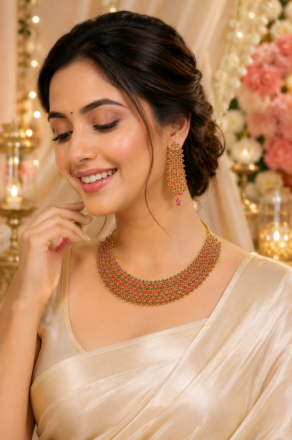 Rimi Semi-precious Stones Neckless Set