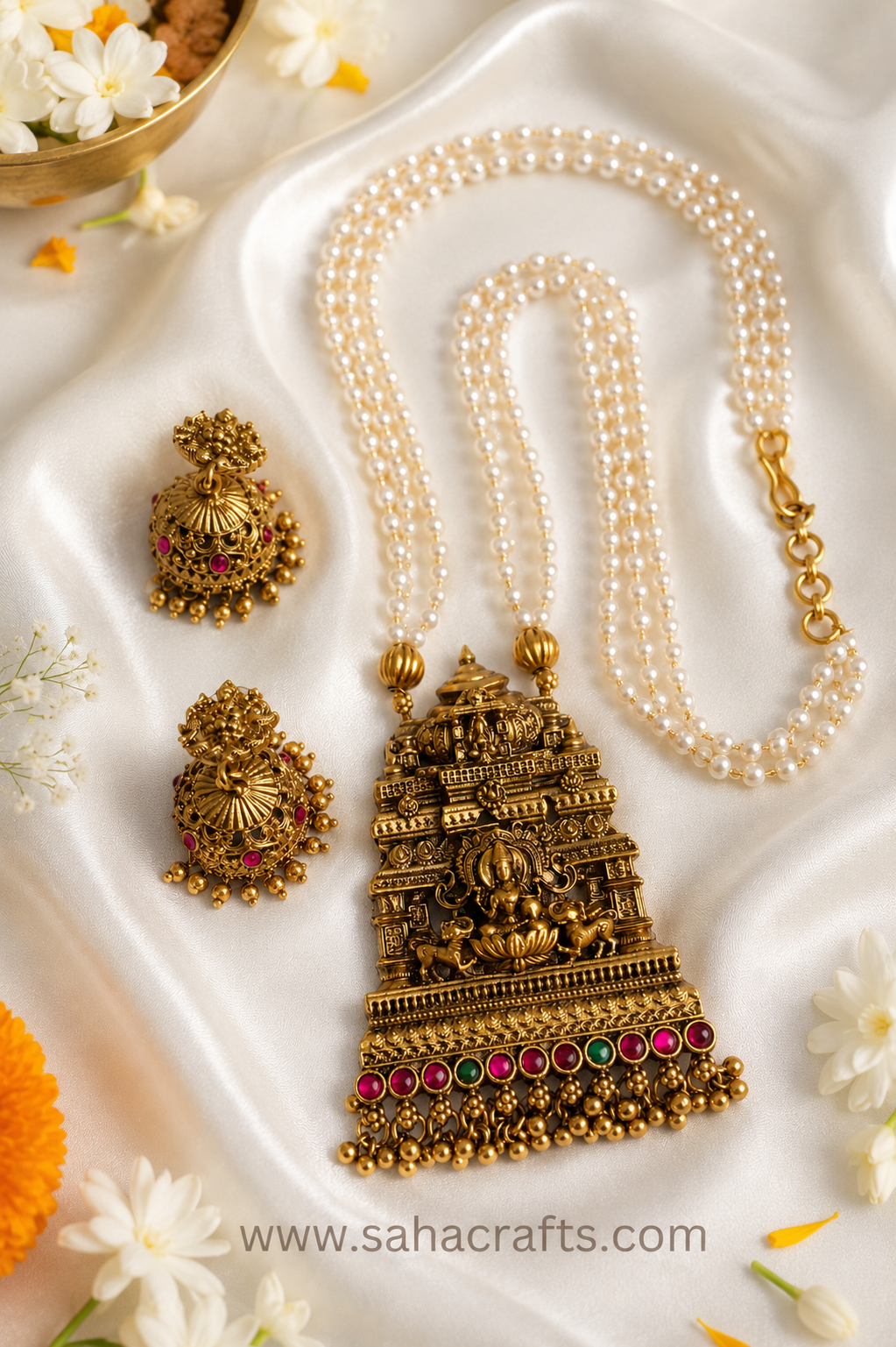 Kamala 3D Pendant Set