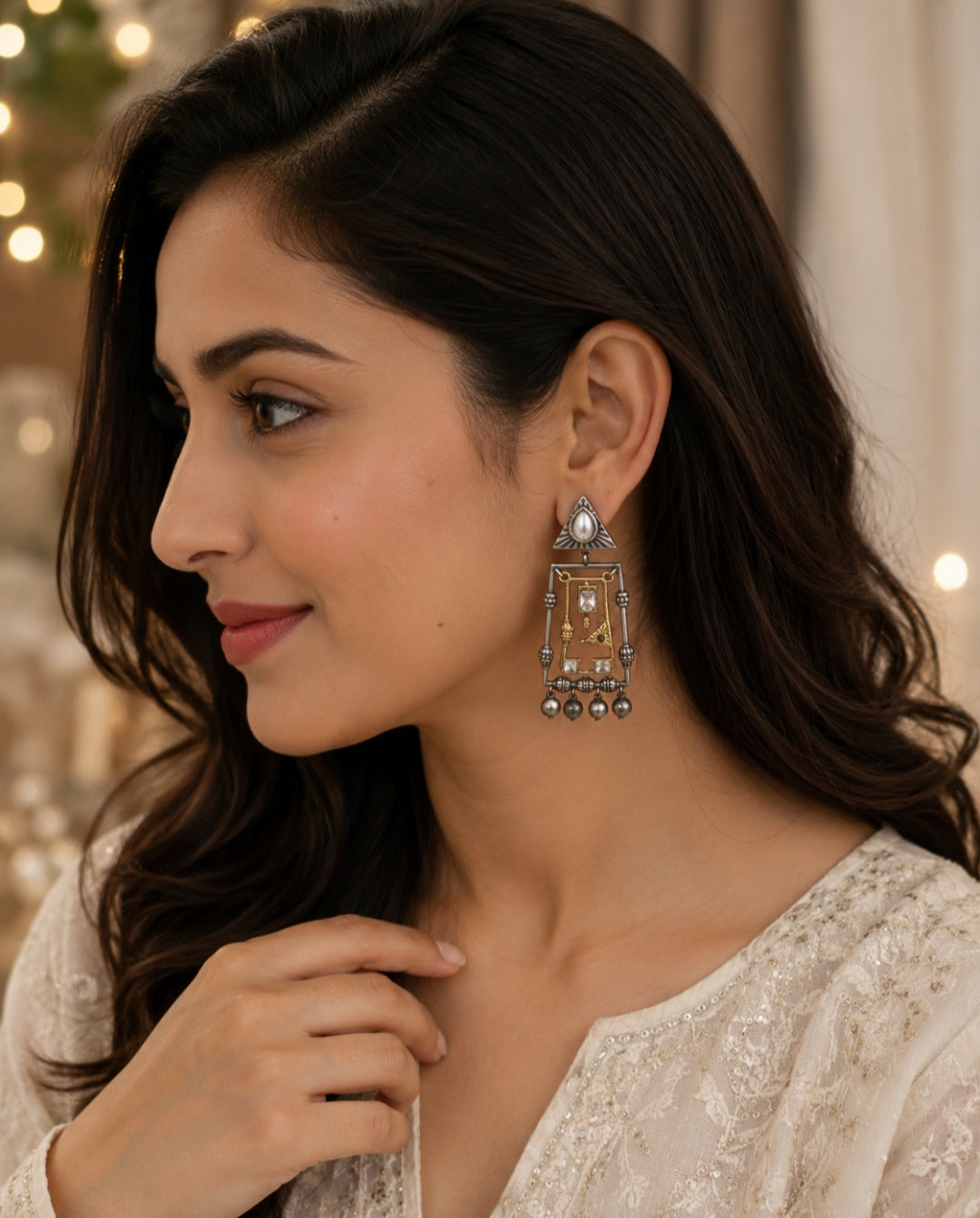 Zoya Silver Earrings