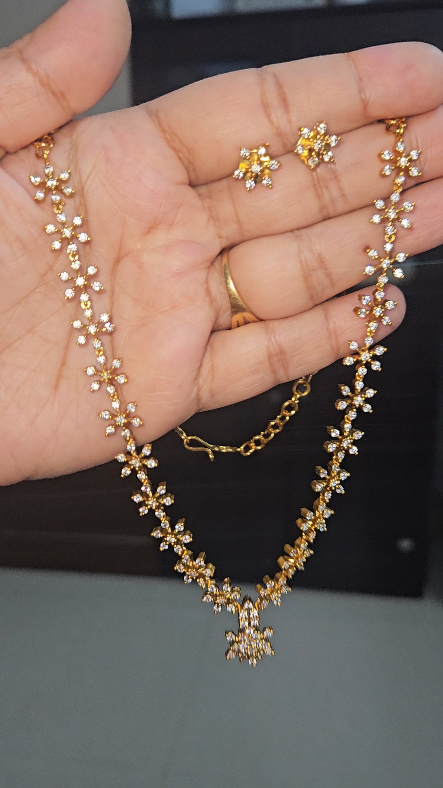 Nakshatra Diamond Neckless Set