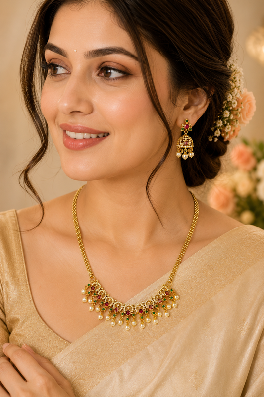 Nitya Choker (Earrings are not included)