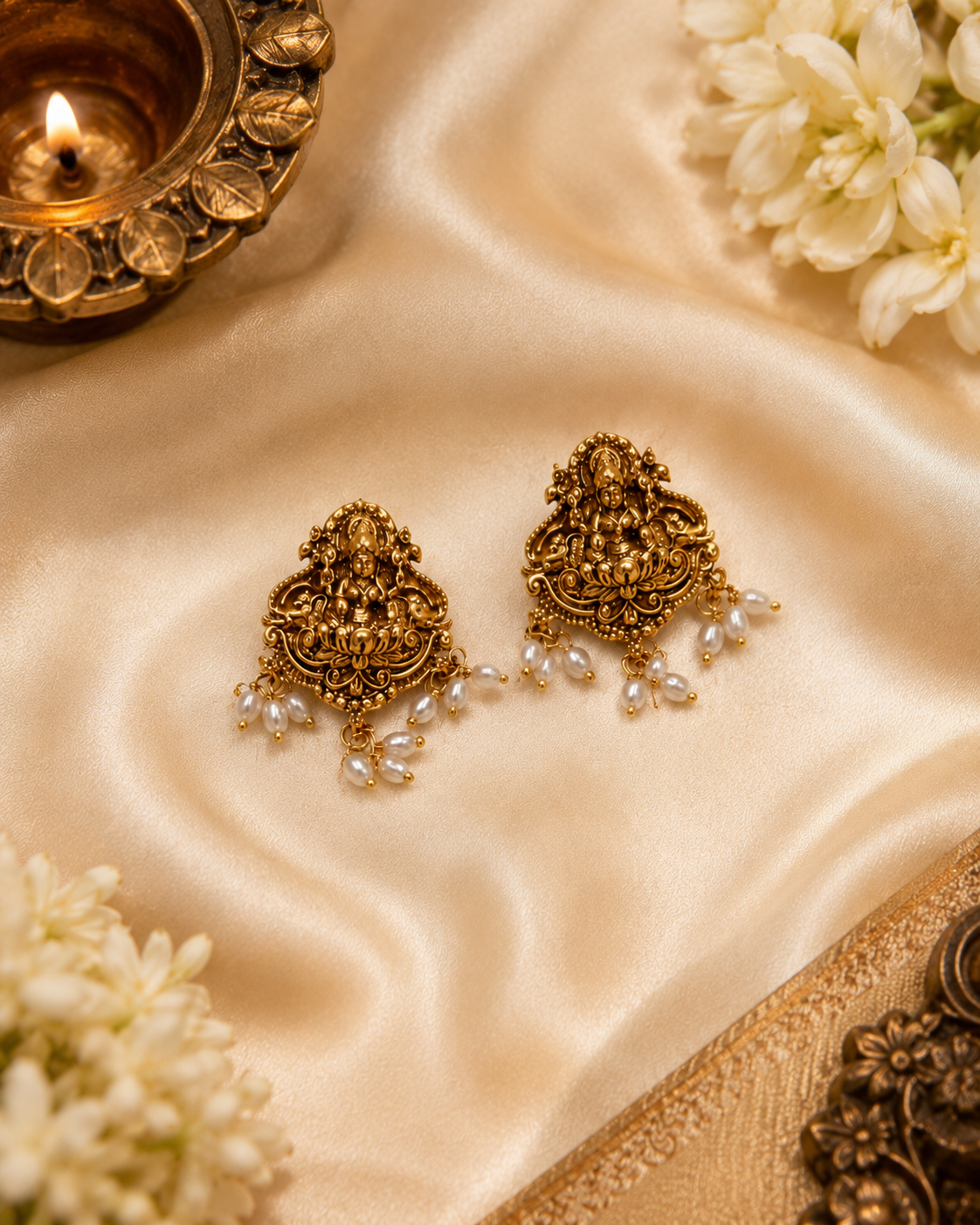 Narayani Lakhsmi Gold Neckless Set