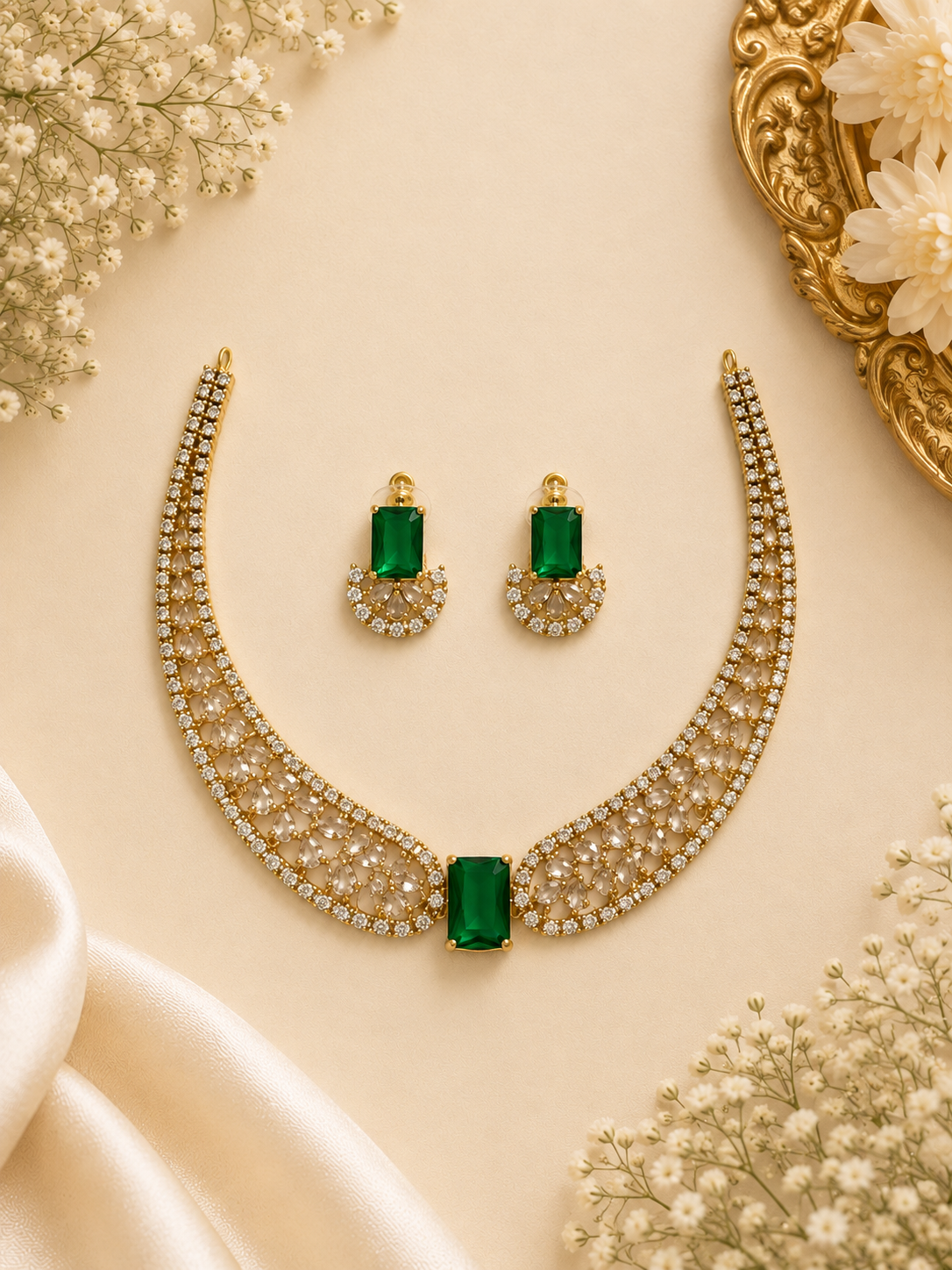 Jiya Emerald Hasli Set