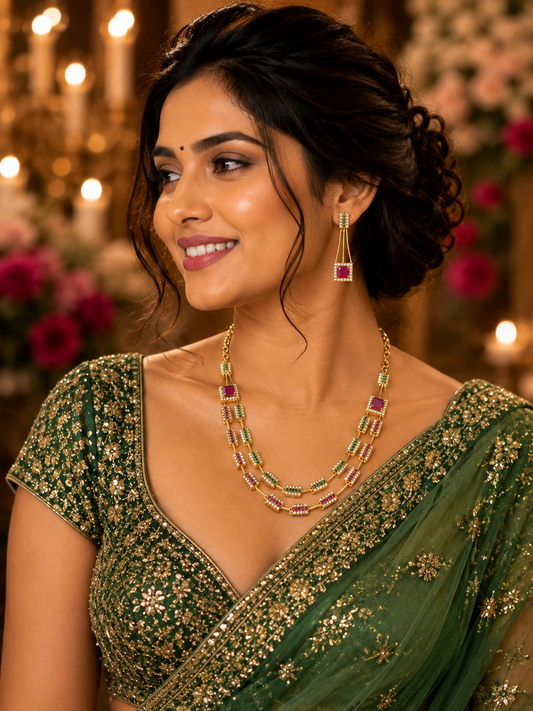 Roohani Multicolor Neckless Set