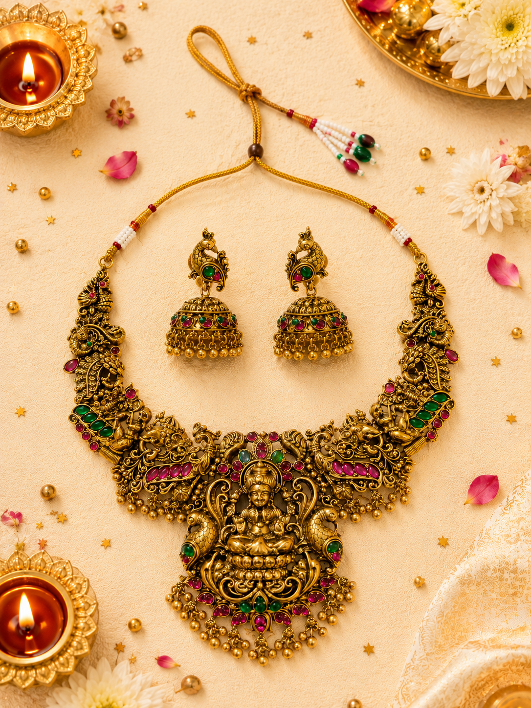 Mahalakshmi Hasli Set