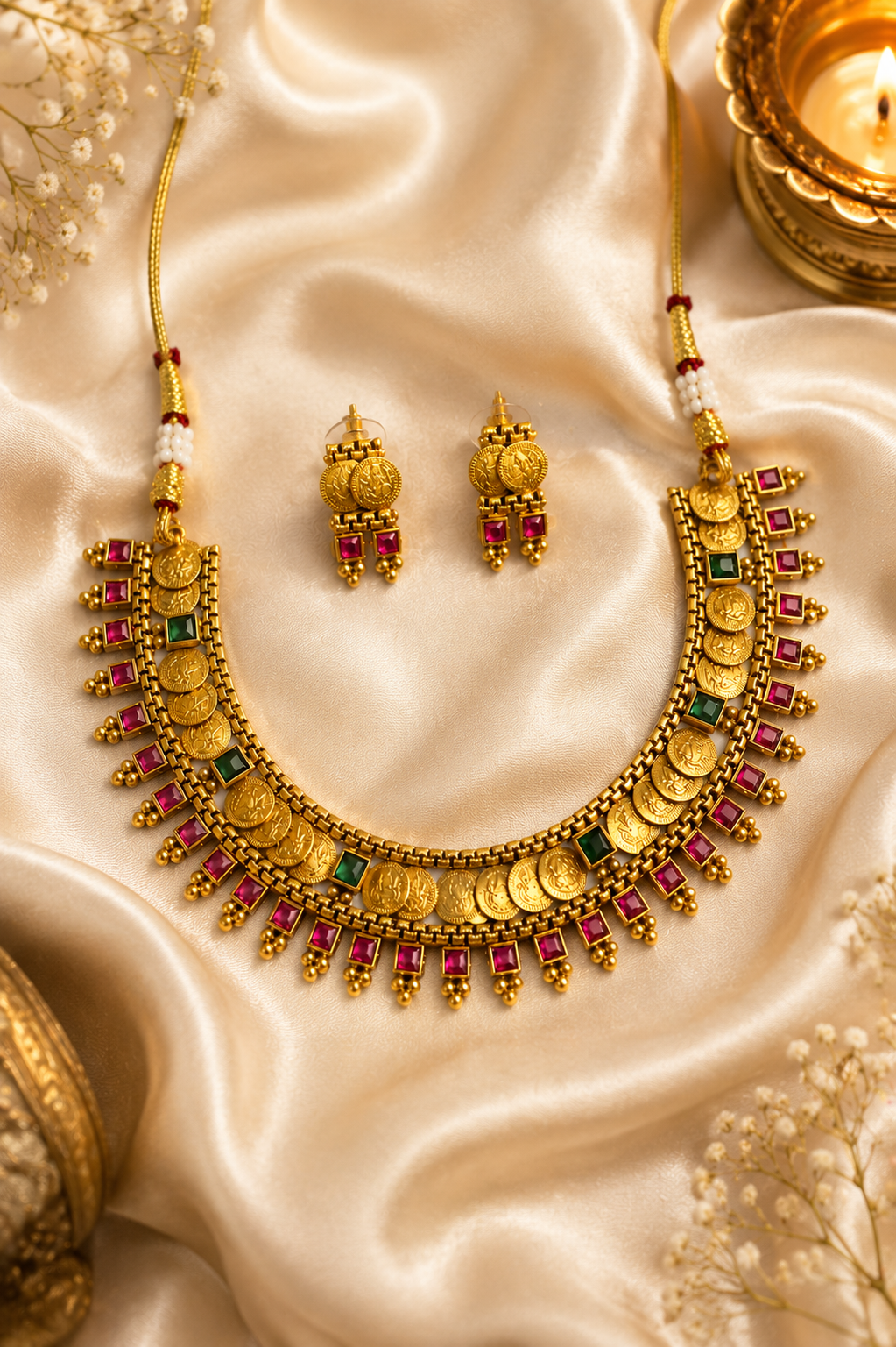 Mohini Gini Gold Neckless Set