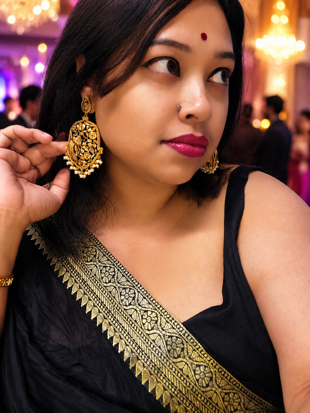 Damayanti Long Earrings