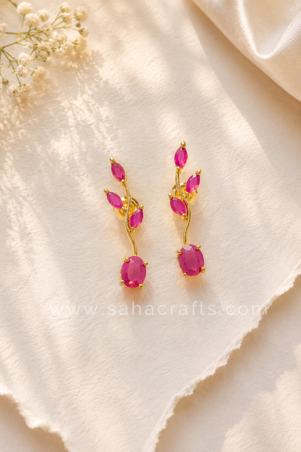 Ruby Neckless Set