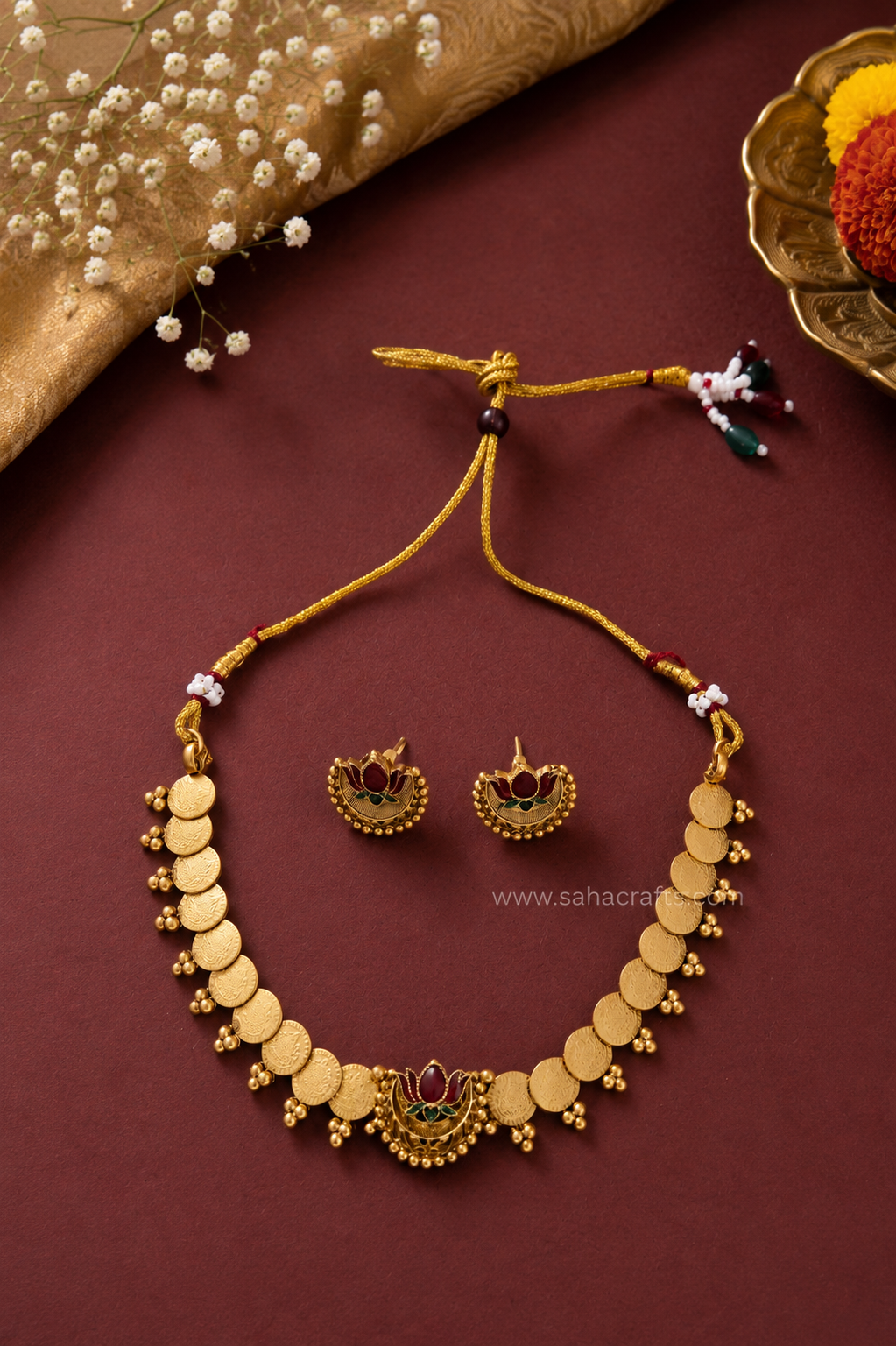Padma Gold Neckless Set
