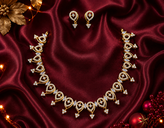 Morni Diamond Neckless Set