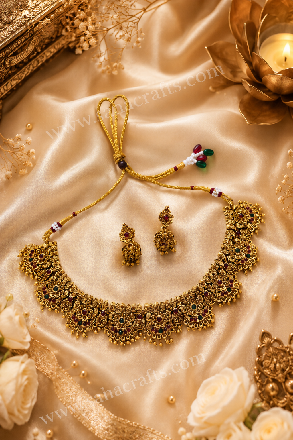 Raani Gold Neckless Set