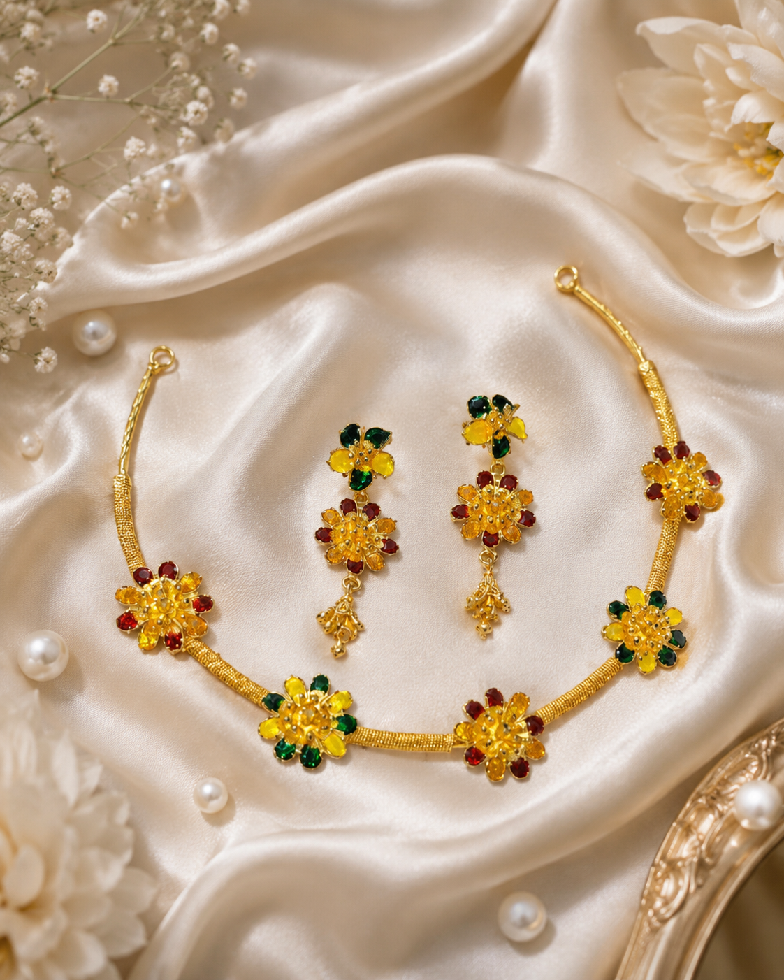 Mohini Gold Necklace Set