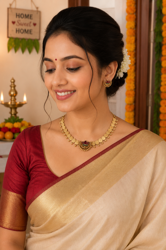 Padma Gold Neckless Set