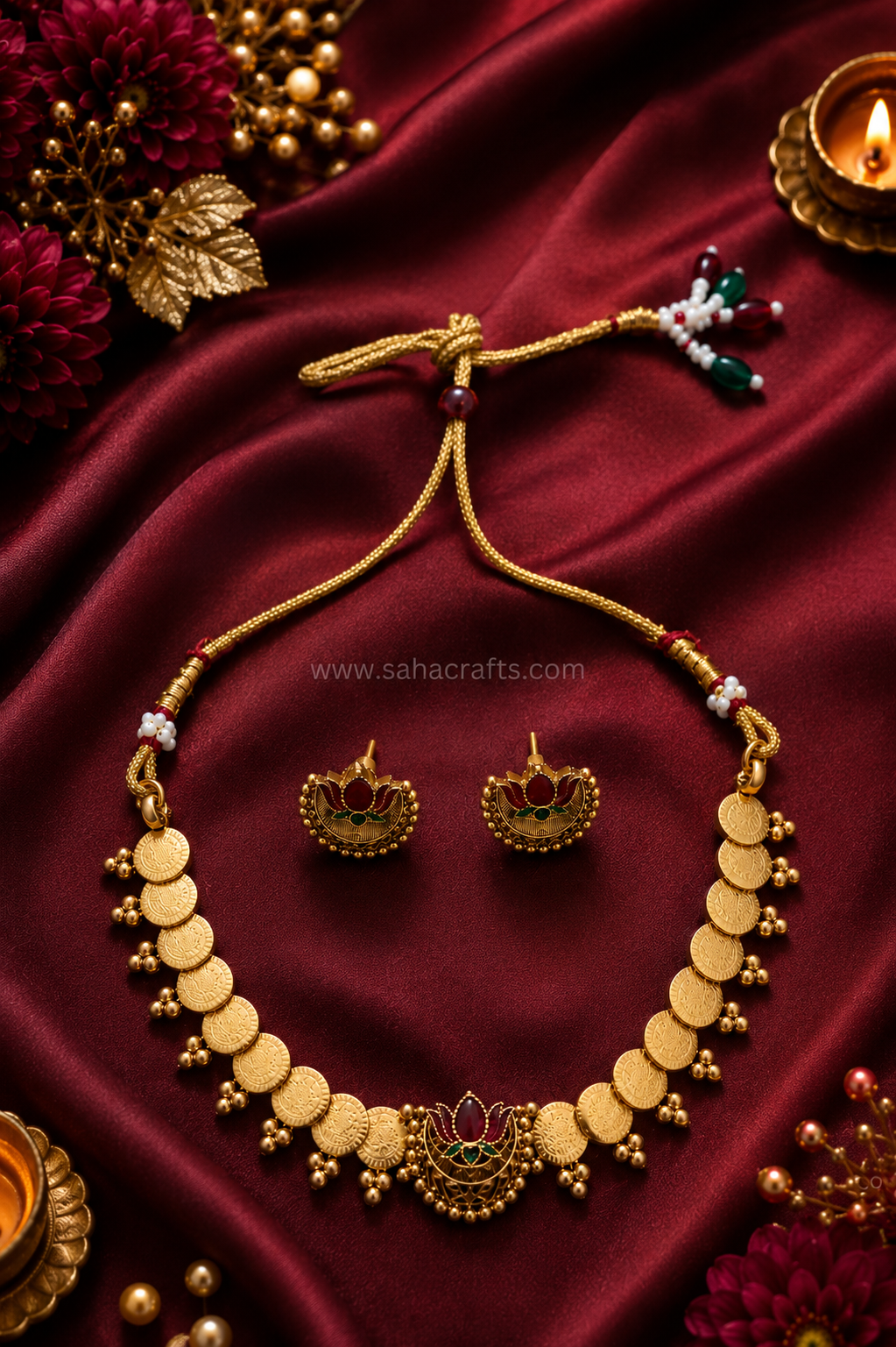 Padma Gold Neckless Set