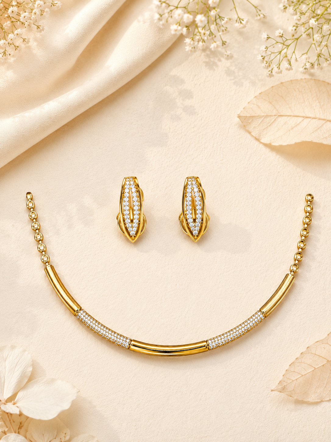 Zoya Diamond Neckless Set
