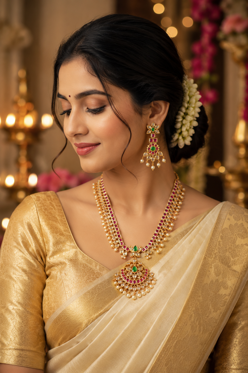 Vrinda Necklace Set