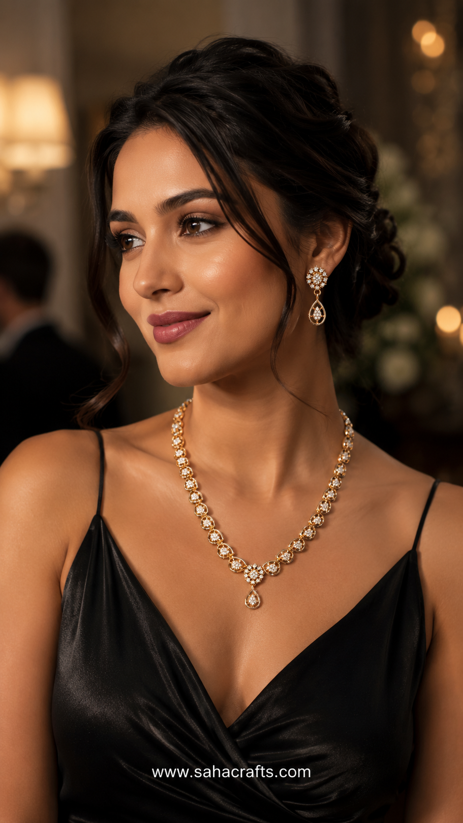 Daizy Diamond Neckless Set