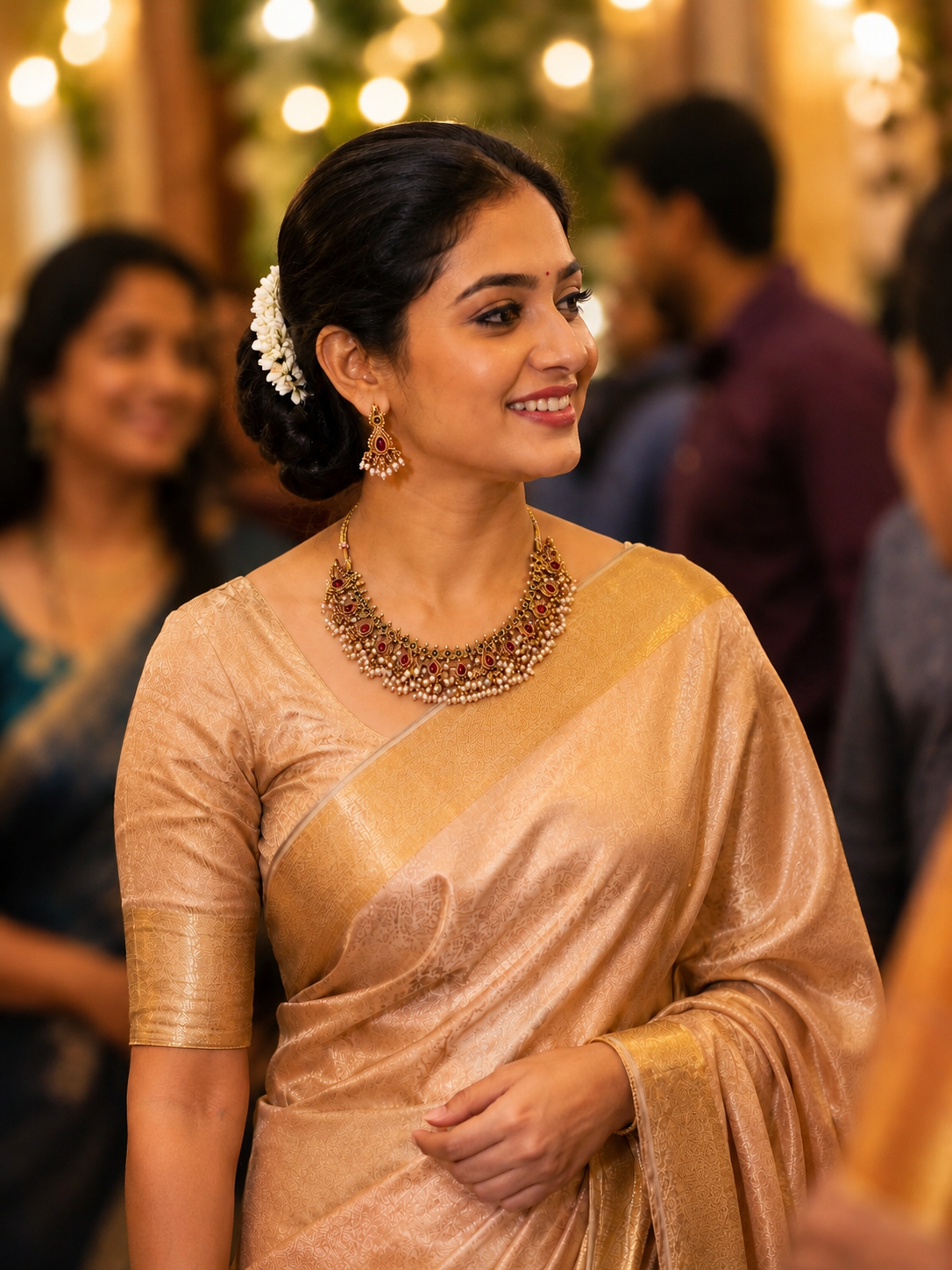 Manohari Gold Neckless Set