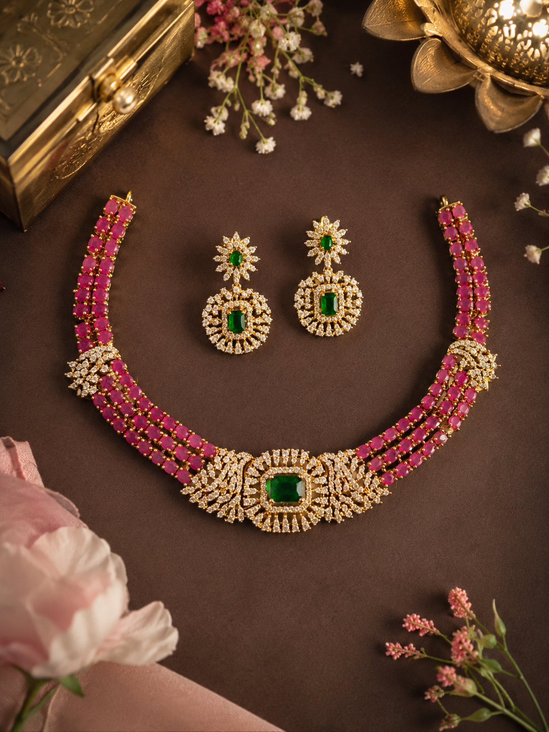 Jaspreet Neckless Set
