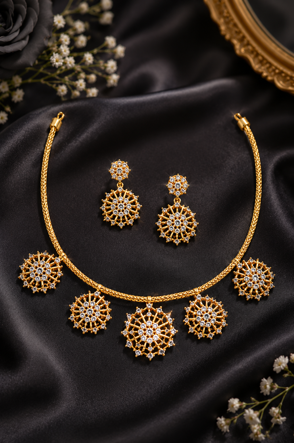 Galaxia Diamond Necklace Set
