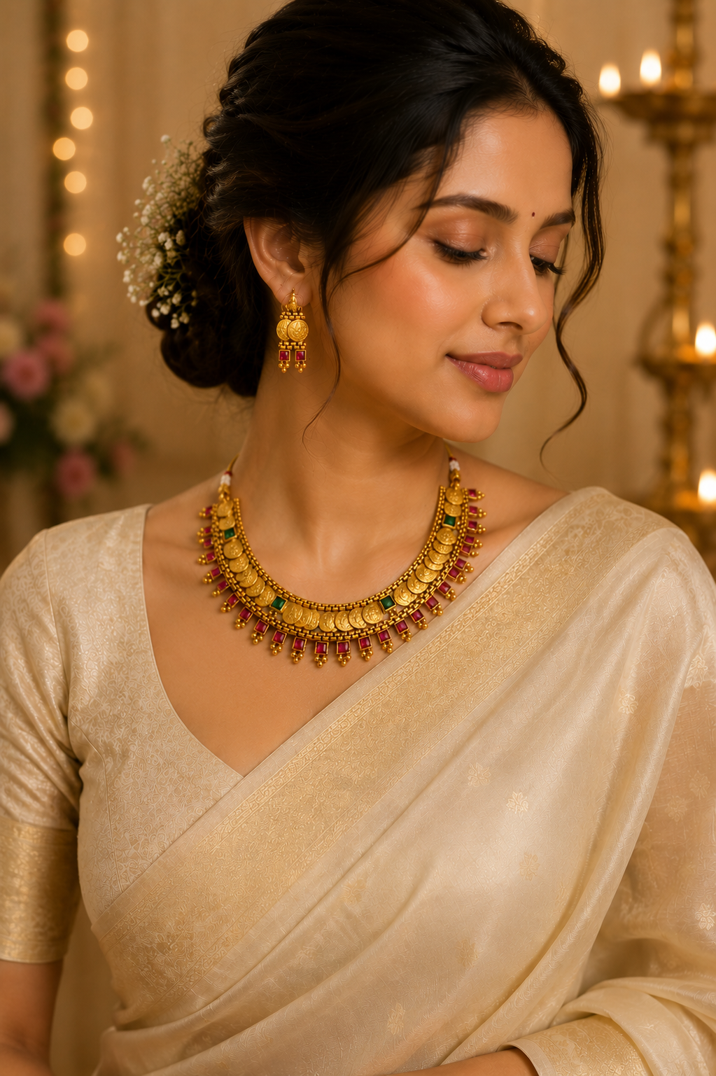 Mohini Gini Gold Neckless Set